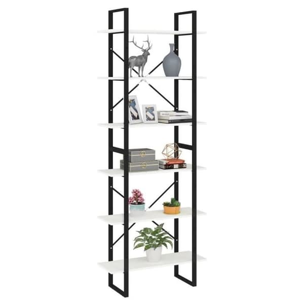 vidaXL Högskåp Vit 80x30x210 cm Massiv Furu