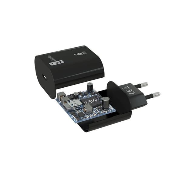 Laddare - SAMSUNG - C2C 25W - USB-C - Snabbladdning - Svart