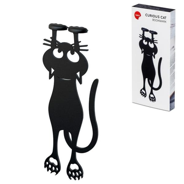 Nyfiken kattbokmärke