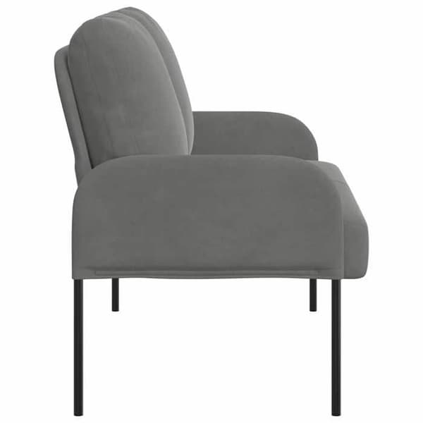 Canapéer med kudde 110cm Mörkgrå Fanér