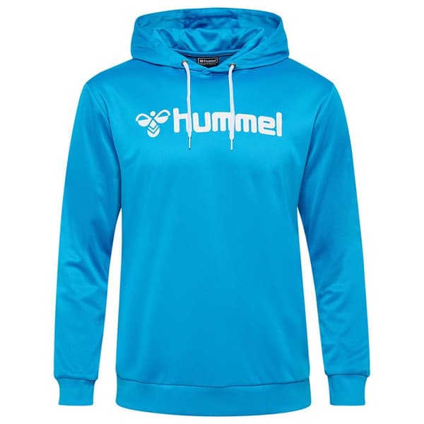 Hoodie Hummel Logo - Blå