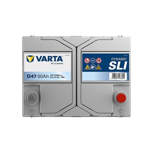 Startbatteri Varta Blue Dynamic D23L D47 12V 60Ah / 540A