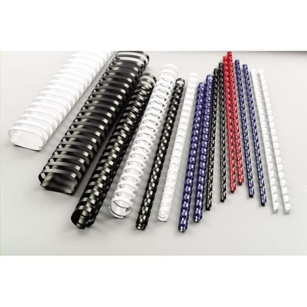 GBC COMBIND BINDSKAMAR, 8 MM, 45 ARK KAPACITET, A4, 21 RING, SVART