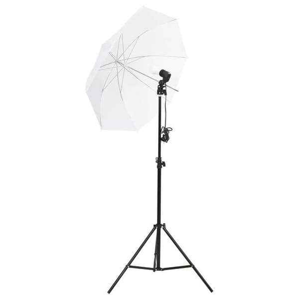 vidaXL Studio Lighting Kit med stativ och paraplyer 190230