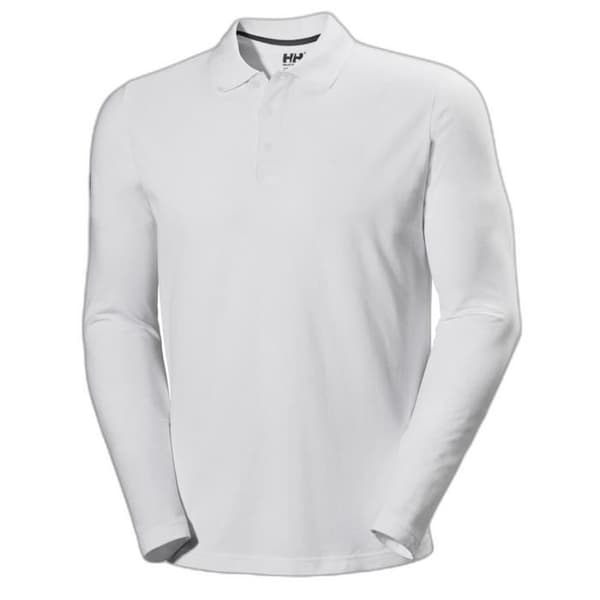 Polo Helly Hansen crewline LS - vit - M