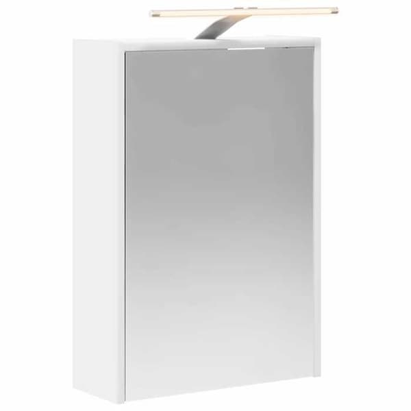 vidaXL Badrumsspegelskåp Vit 43 x 16 x 62.5 cm 889143