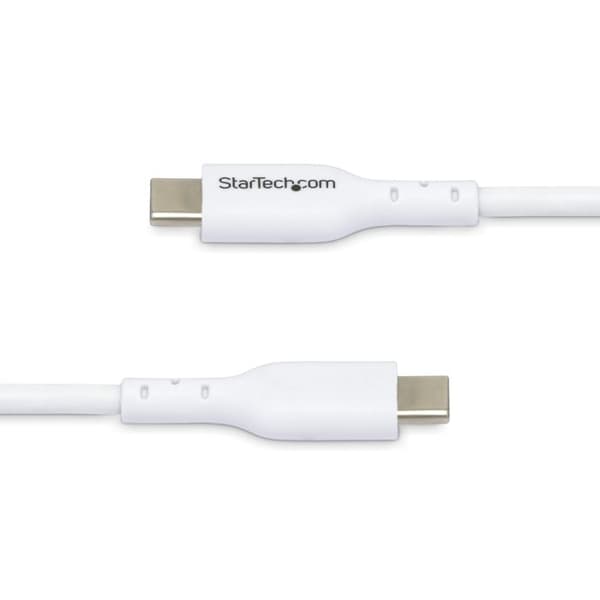 USB-C Laddkabel - STARTECH.COM - 3m - 60W PD 3A - USB 2.0 480Mbps - Vit