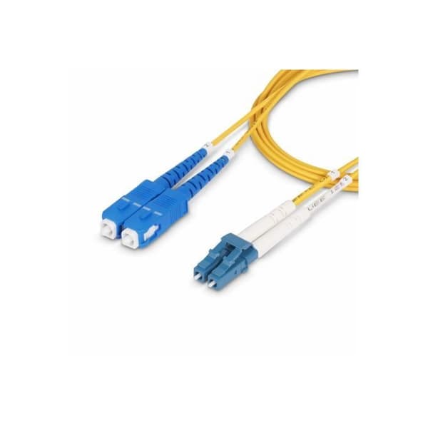 - StarTech.com - StarTech.com 15m (50ft) LC till SC (UPC) OS2 Single Mode Duplex Fiber Optic Kabel, 9/125µm, Laser Optimerad, 10G, B