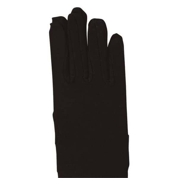 KORTA SVARTA POLYESTER HANDSKAR FÖR BARN