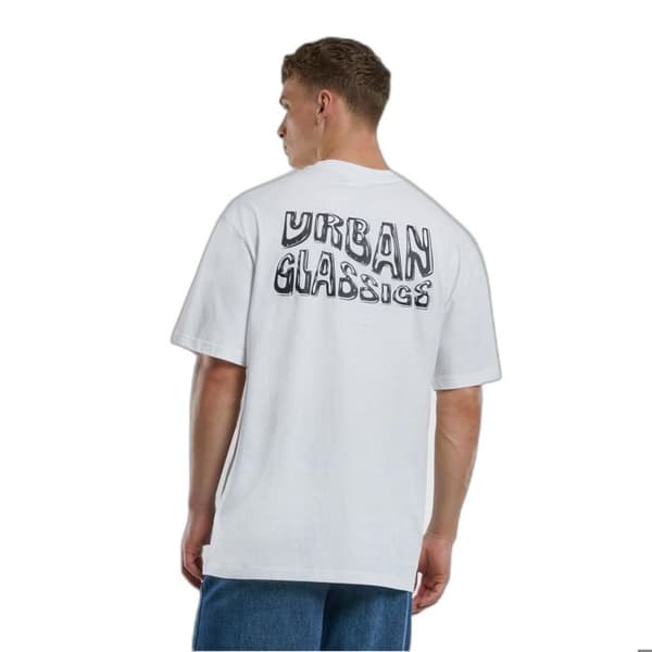 T-shirt Urban Classics Shiny Logo Tall