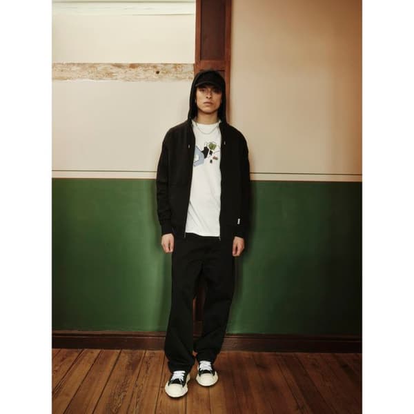 Solid Lenz zip hoodie