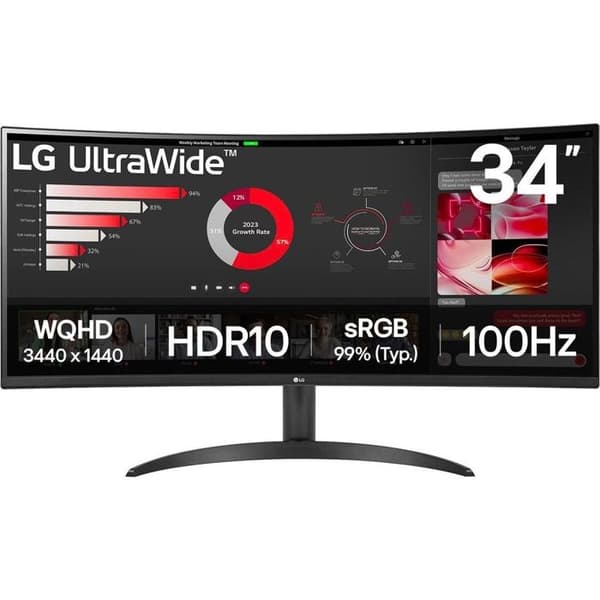 Skärm PC LG UltraWide 34WR50QK-B