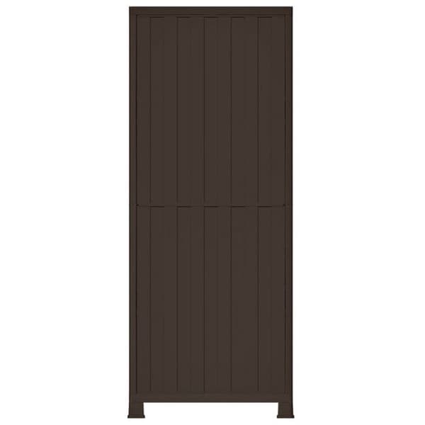 vidaXL Plastskåp 68x39x171,5 cm 337902