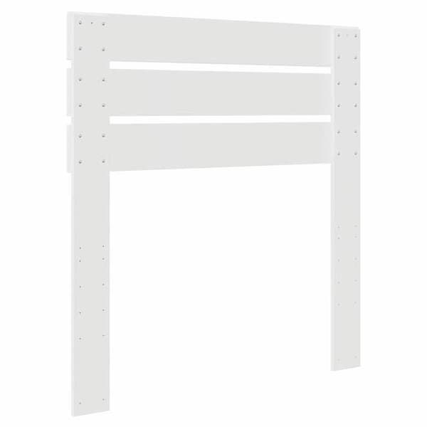 Sänggavel - VIDAXL - 75 cm - Vit - Ingenjörsträ - Nutida