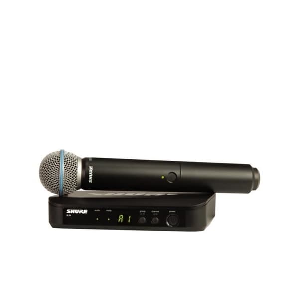 Trådlöst rödsystem - Shure - BLX24E/B58-H8E - Beta 58A Mikrofon - Svart - Dynamisk