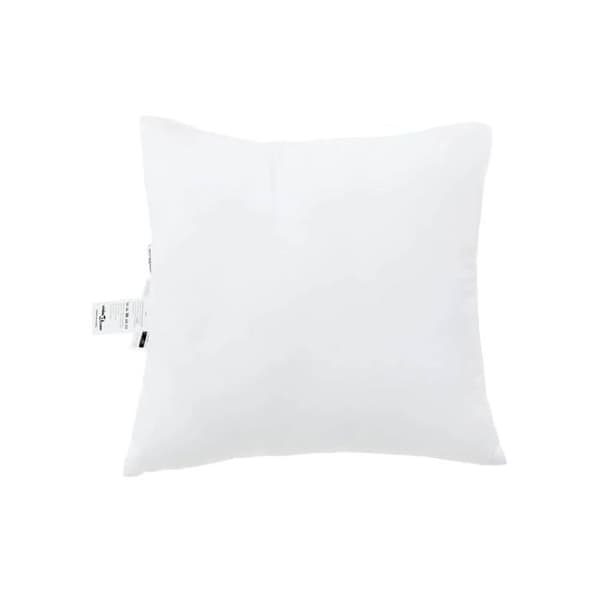 Rektangulär kudde i polyester - vidaXL - 50x50 cm - Vit - 1,3 kg - Set om 2 - Endast för inomhusbruk