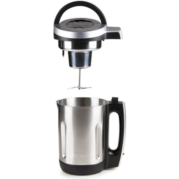 DOMO uppvärmd mixer – grå – 2,2 L – 7 program – 1000 Watt – DO716BL