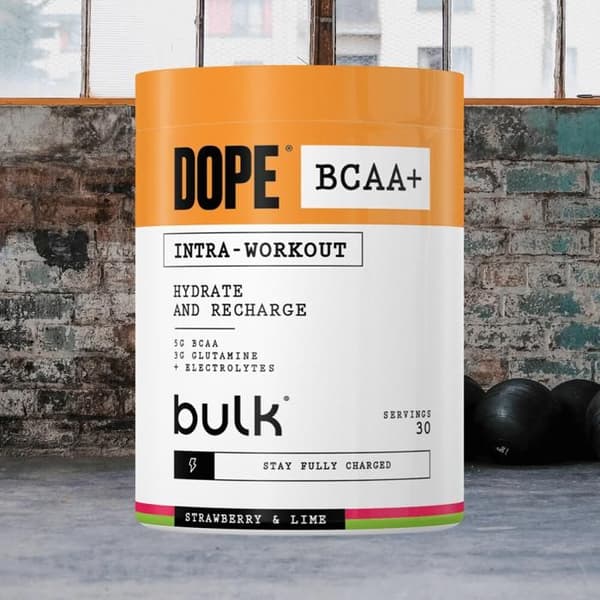 Dope BCAA+ 360g Jordgubb och lime Bulk Aminosyror - BCAA
