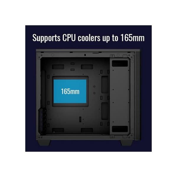 Chassi PC - AEROCOOL - Mini Stormfront v1 - MicroATX/MiniITX - Svart - Kompakt