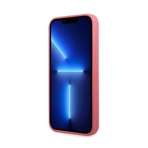 Fuchsia silikonfodral för iPhone 13 Pro från Karl Lagerfeld