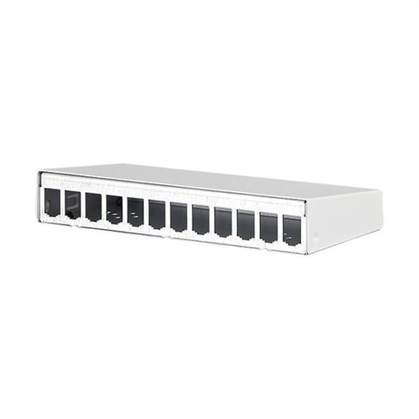 Taksmontering för hylsa - BTR E-DAT C6A UPk - RJ-45 - Pärlvit - Klar för installation