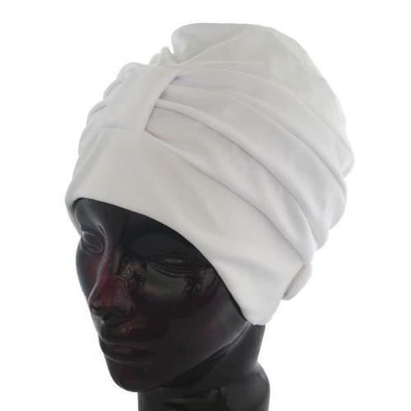 Simturban - Fashy - 3473 - Tyg - Band - Dam - Vit