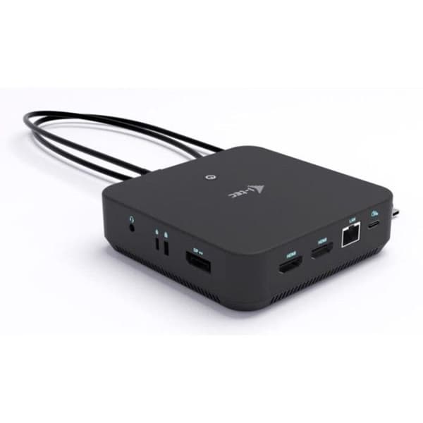 I-Tec Docking Station USB-C DP Dual HDMI 4K 100W med Universell Lader