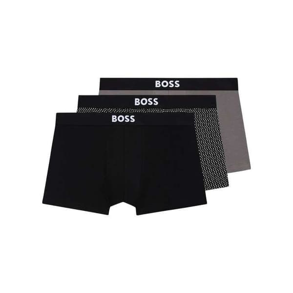 3-pack boxers i mönstrad bomull