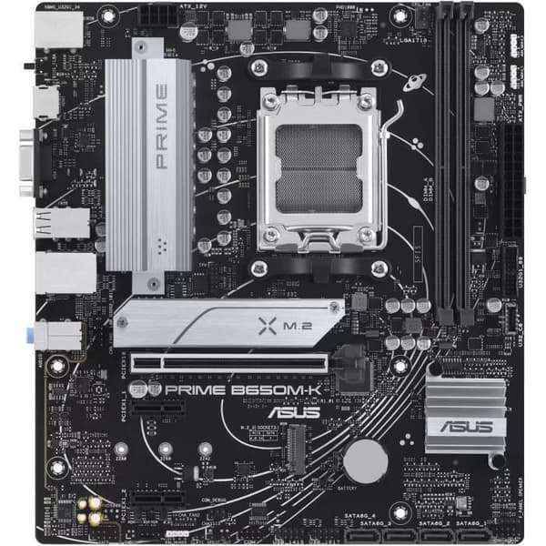 Moderkort - ASUS - PRIME B650M-K - AMD B650 - AM5 micro ATX-plats