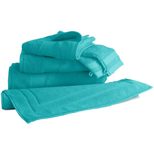 Handduk 50 x 90 cm - 100% Bomull - 450 gr/m2 - Turkosblå