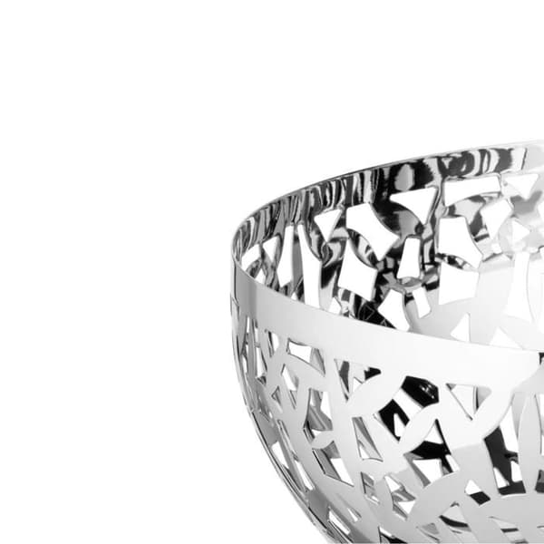 Fruktskål - Alessi - Kaktus - Rostfritt stål 18/10 - 21,1 cm - Elegant design