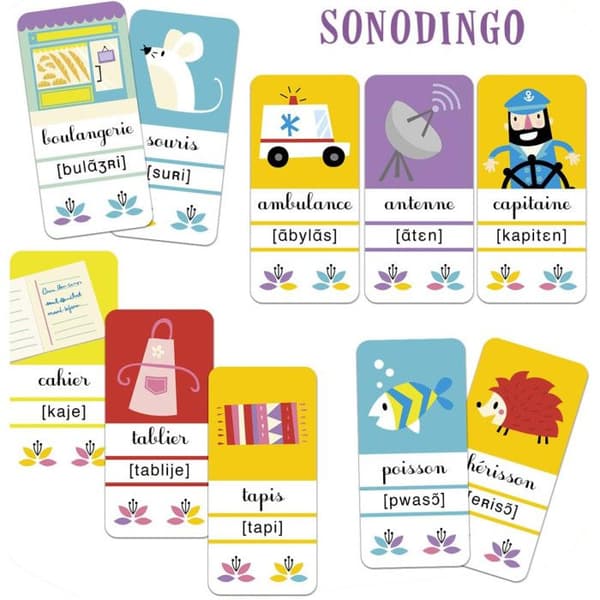 Lärande spel - Sonodingo - Fonetikspel för GS CP CE1