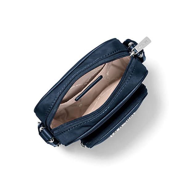 Blå nylon messenger-väska Michael Kors
