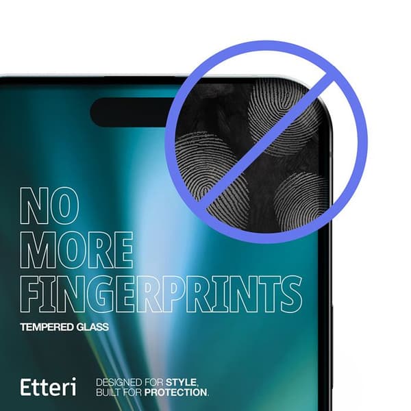 9D Härdat glas Etteri för iPhone 16 Plus