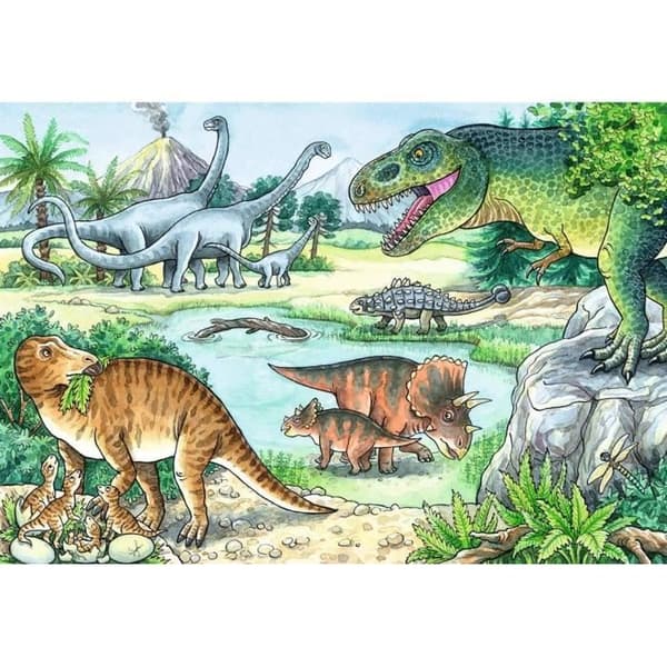 Pussel - RAVENSBURGER - 05128 - 24 bitar - Dinosaurier - För barn och vuxna