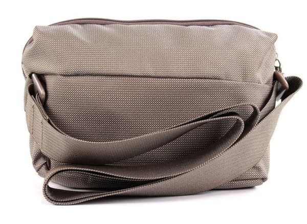 Axelväska - MANDARINA DUCK - MD20 Small Zip Crossover - Beige - 100% polyester - Dragkedja