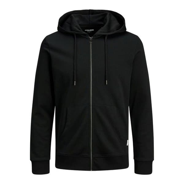 Jack & Jones Basic zip hoodie - svart