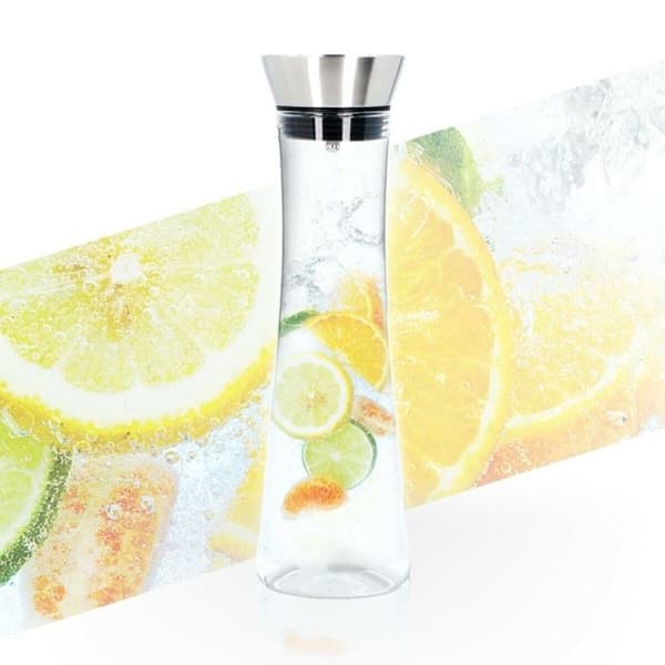 Karaff - ALPINA - 1L - Transparent - Glas - Cylindrisk