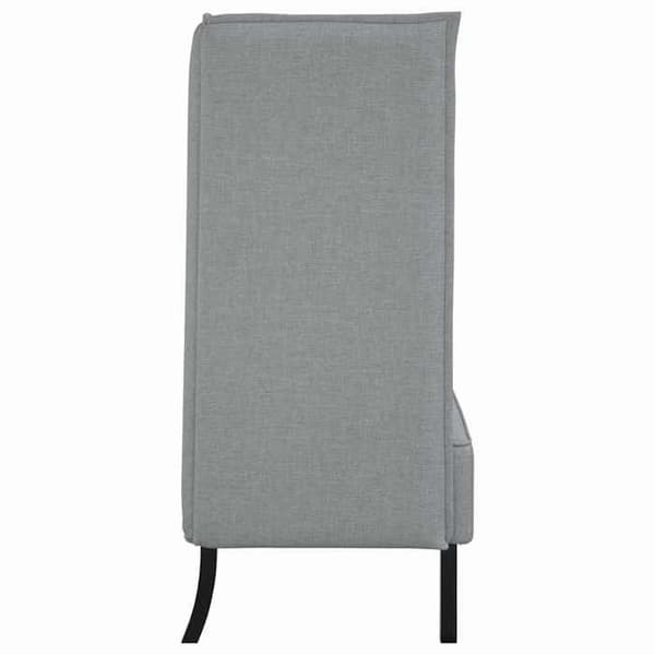 Soffa med Högt Ryggstöd Grå 109 x 56 x 121 cm tyg