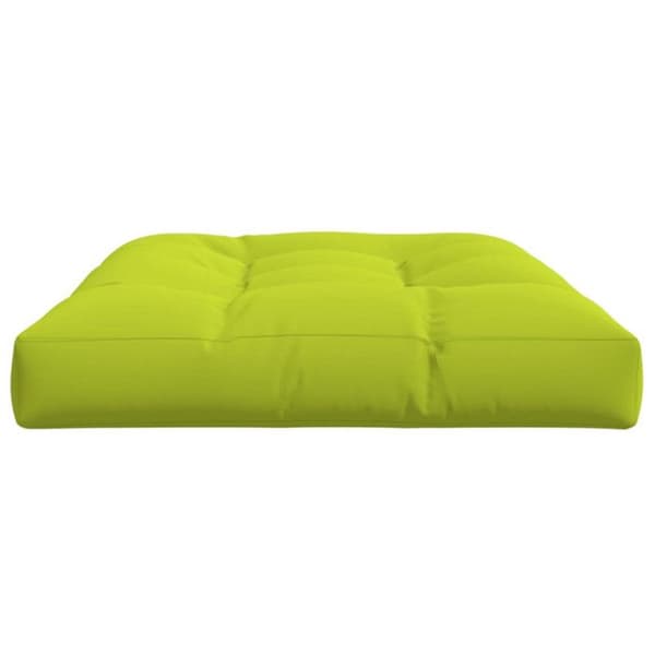 Ljusgrön pallkudde 120x80x12 cm tyg