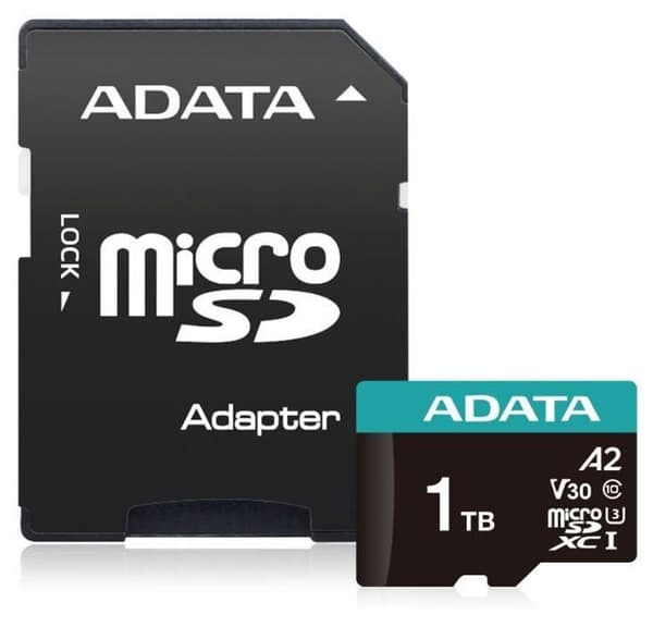 Minneskort - ADATA - AUSDX1TUI3V30SA2-RA1 - 1 To - microSDXC - V30