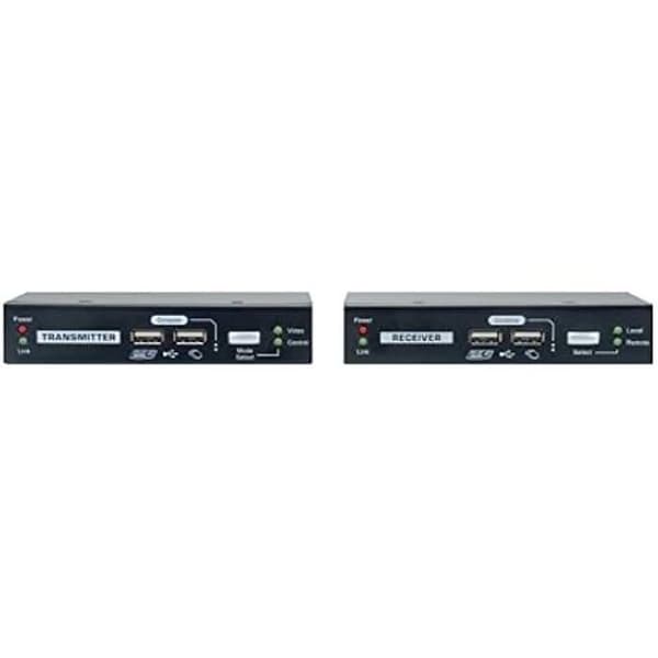 KVM-förlängare - LEVELONE - KVM-9036 - 2xUSB - Plug and Play - LED-indikatorer