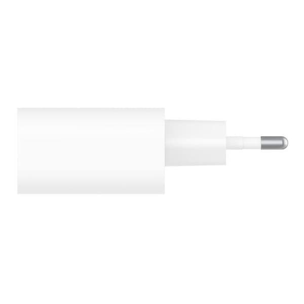 Väggladdare - BELKIN - USB-C - 25 W - PD PPS - Vit