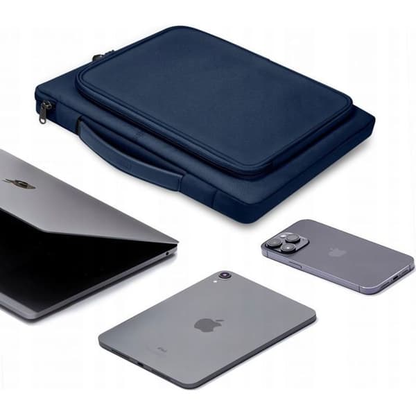 Tech-skydd BASIC SAC FÖR BÄRBAR DATOR 13-14 MÖRKBLOMMA