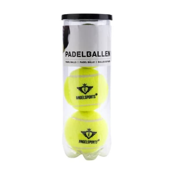 Padelboll - PRO - Gul - Rör med 3 - 45% Ull - Hög Kvalitet