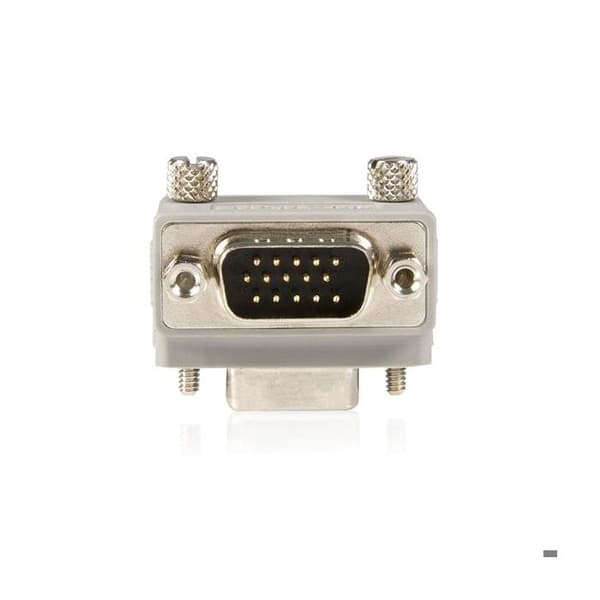 VGA-adapter - STARTECH - Typ 2 - HD15 Hane/Hona - Höger vinkel - Grå