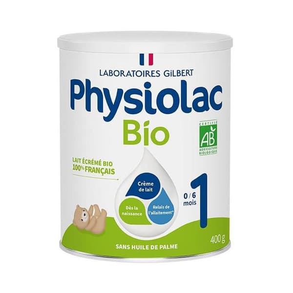 Physiolac Bio Mjölk 1:a Åldern 400g