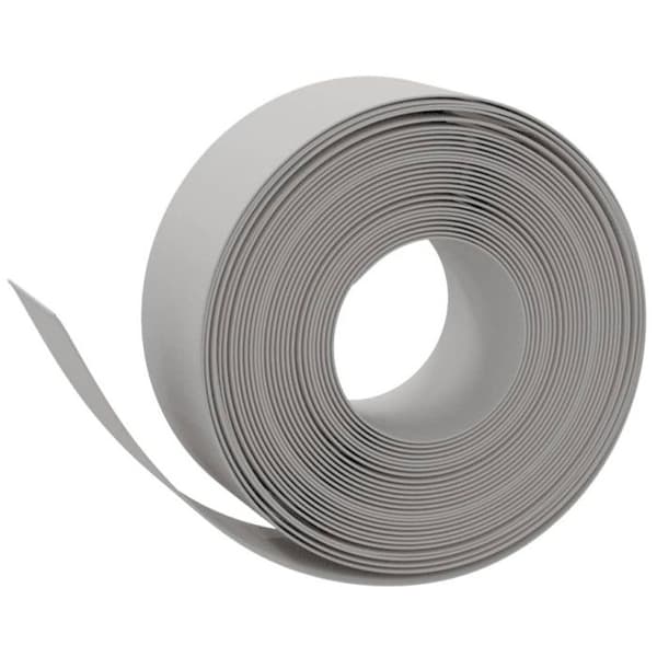 vidaXL Trädgårdskant Grå 10 m 20 cm Polyeten 154399