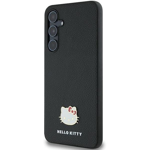 Mobilskal - HELLO KITTY - Samsung Galaxy A55 5G - Svart - Hello Kitty-mönster - Stötsäker
