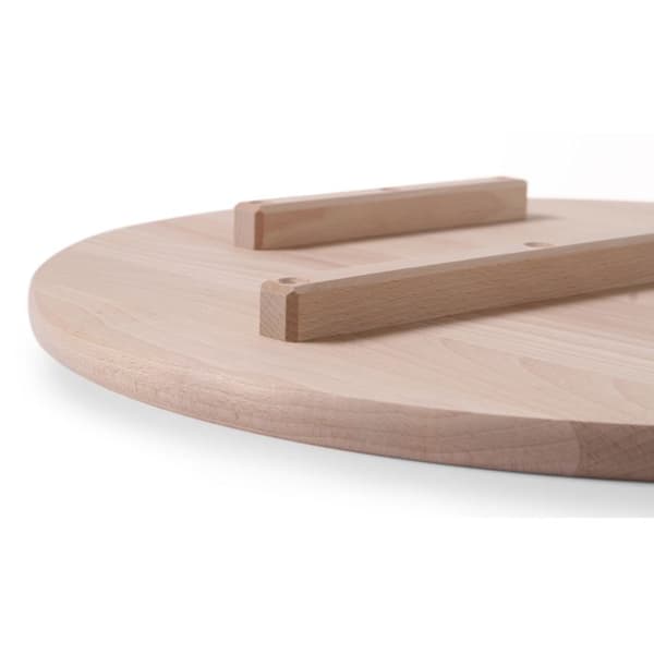 Pizzaställ - HENDI - Hendi - Bokträ - Spår för 6 bitar - Skärguide